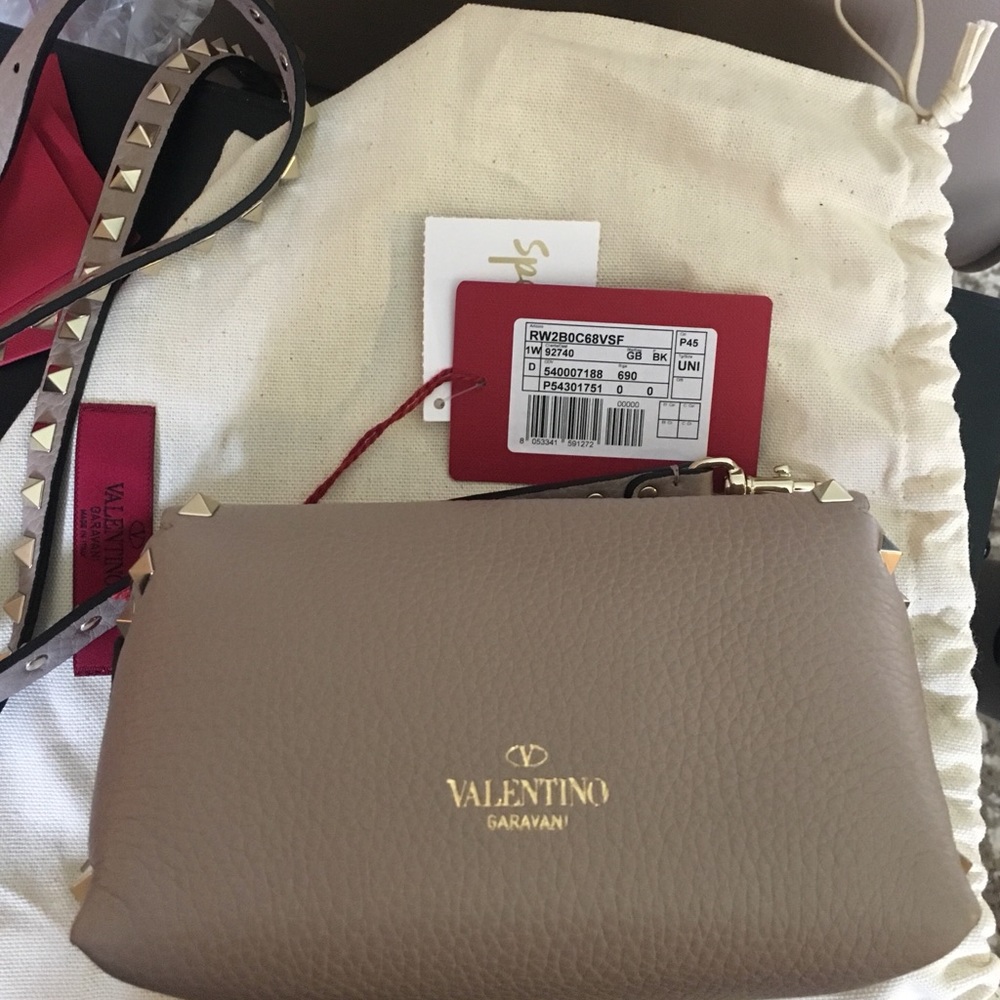 Valentino Garavani Mini Rockstud Leather Crossbody - Picture 2 of 7